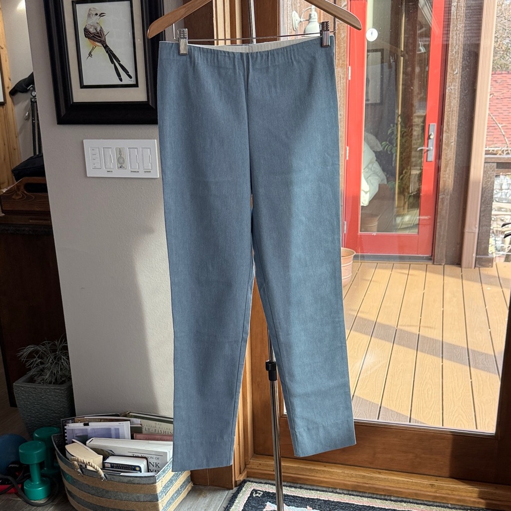 Sara Campbell Blue Straight Leg Pants (Sz S)
